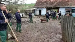 jandarmii au desfundat curțile