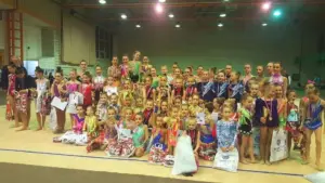 sportivele secţiei de gimnastică ritmică