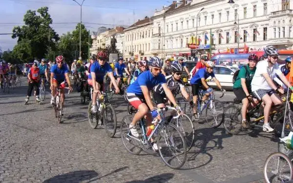 aradul pe bicicleta