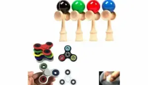 kendama și spinnerul sunt