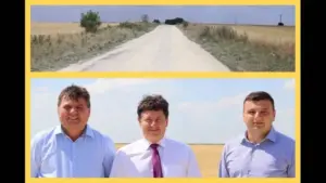 campanie pe inaugurarea unui drum