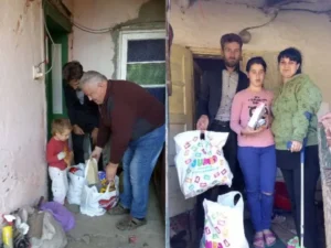 gest umanitar al militarilor arădeni