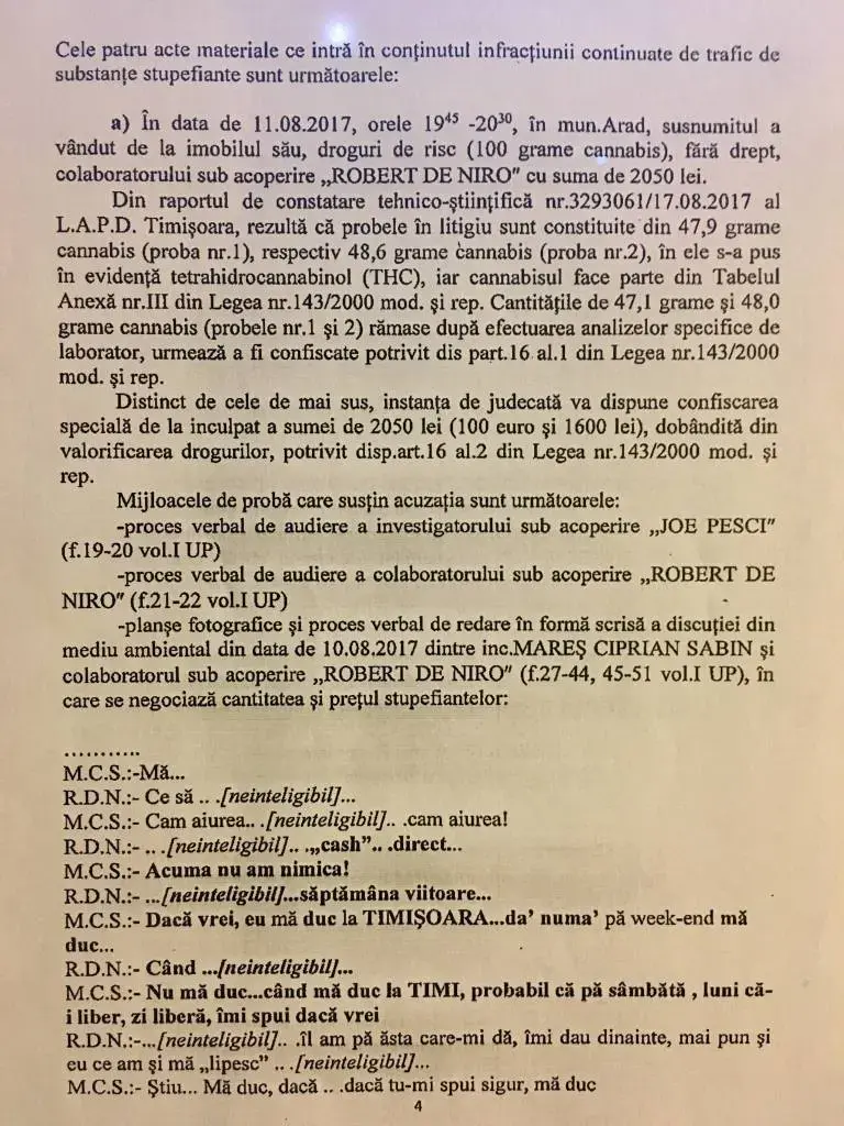 Aradul FABULOS: Șefii DIICOT și SRI plimbă droguri din Alfa-n Micălaca prin Frank Sinatra și Robert de Niro... după care se arestează-ntre ei! Citim RECHIZITORIUL inculpaților Ciprian Mareș și Edi Pălincaș - file alese din „ISTORIA PROSTIEI CONTEMPORANE LA ÎMBUIBAȚI”
