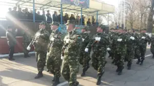 comanda batalionului mixt româno-ungar