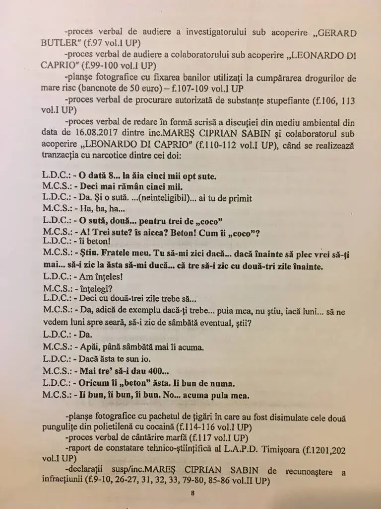 Aradul FABULOS: Șefii DIICOT și SRI plimbă droguri din Alfa-n Micălaca prin Frank Sinatra și Robert de Niro... după care se arestează-ntre ei! Citim RECHIZITORIUL inculpaților Ciprian Mareș și Edi Pălincaș - file alese din „ISTORIA PROSTIEI CONTEMPORANE LA ÎMBUIBAȚI”