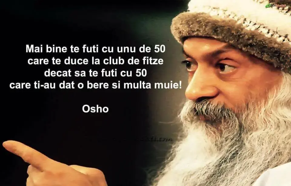 Cele 12 învățături cu și despre sex ale gurului Osho pentru toată lumea care are treabă cu bagabonțeala sau nu