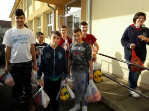 acțiune social-caritabilă la școala n