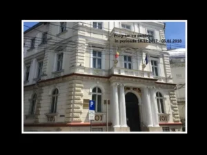 programul cu publicul la tribunalul