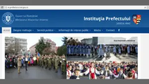 noua pagină web a prefecturii