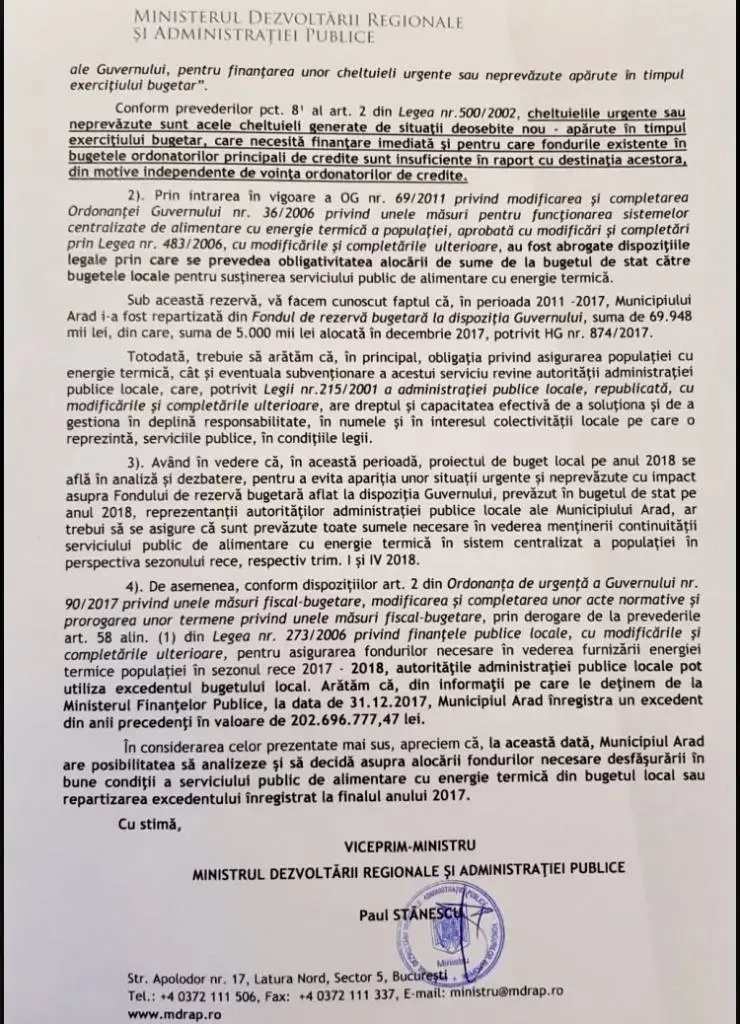 Parlamentarii PSD îi cer lui Falcă să respecte legislația și să aloce din EXCEDENTUL BUGETAR suma necesară pentru plata gazului la CET [ACTE]