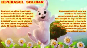 fii iepuraș solidar pentru 150