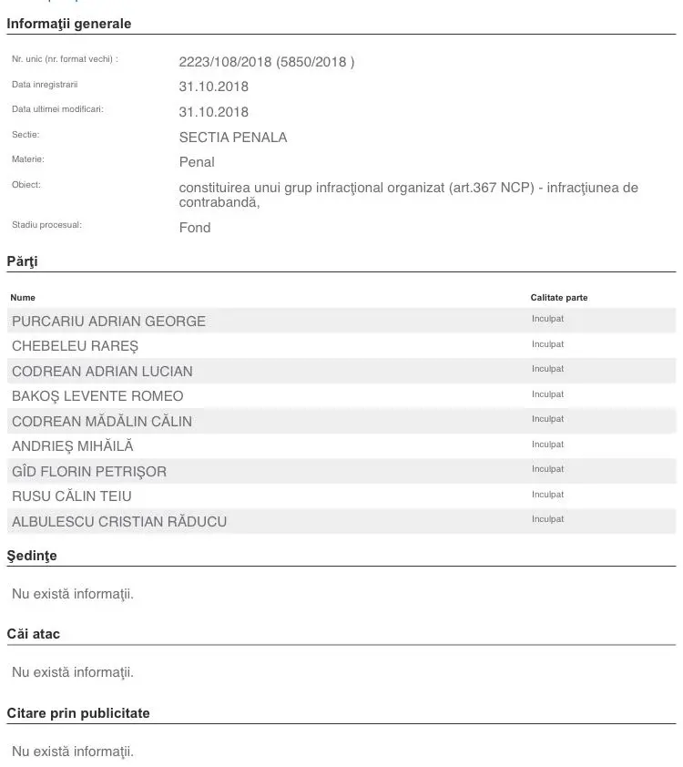 [ACTUALIZARE 4] LOTUL PURCARIU a fost trimis în judecată... cu fostul polițist local GÎD cu tot
