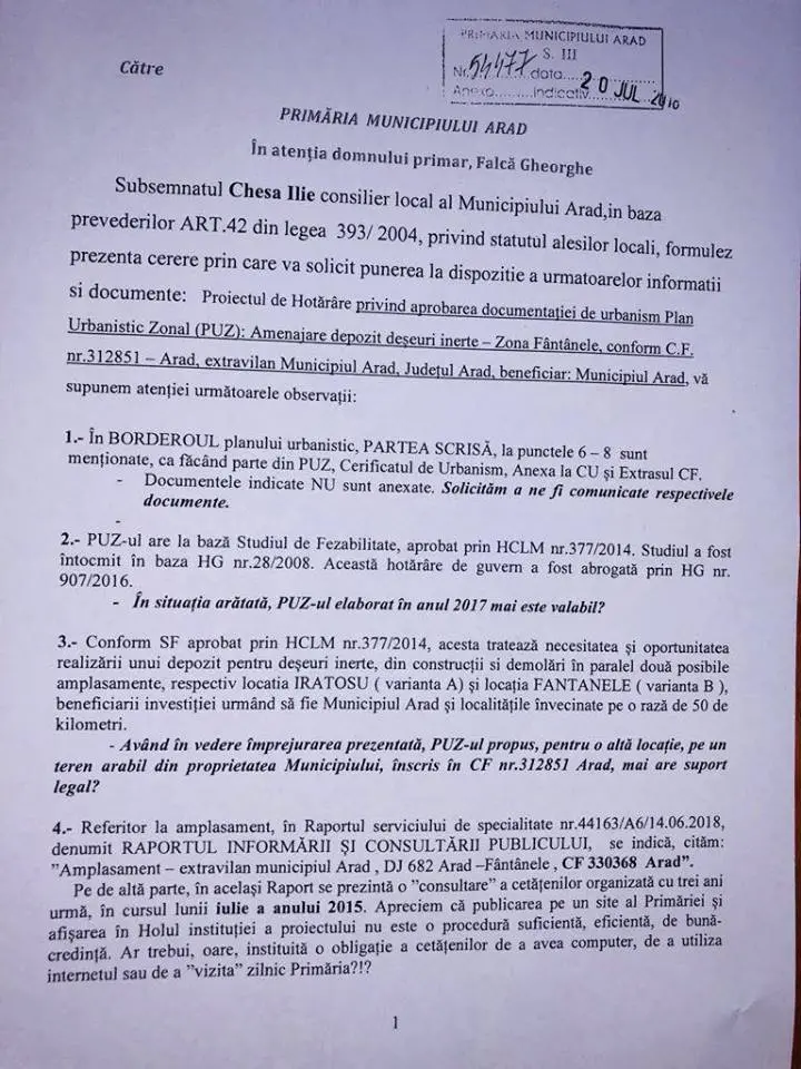 Sute de cetățeni din Sânnicolaul Mic și Fântânele au protestat față de amplasarea unei BOMBE ECOLOGICE la periferia sudică a Aradului [FOTO / VIDEO / ACTE]