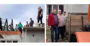casa unei familii din satul