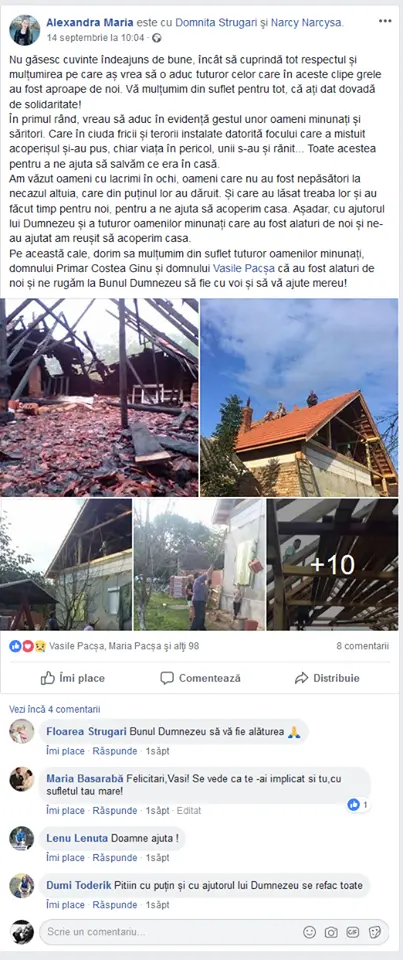 Cu modestie. Cu mulțumiri