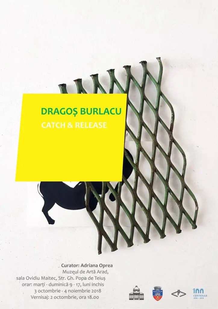 Seria evenimentelor dedicate artei contemporane din această săptămână la MUZEU se deschide cu expoziția DRAGOȘ BURLACU - „CATCH AND RELEASE”