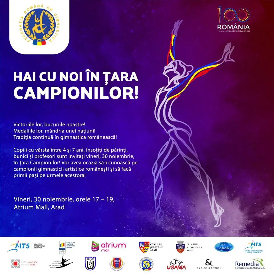 Prima etapă a programului național de selecție pentru COPII GIMNAȘTI „Hai cu noi în țara campionilor!”