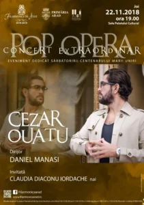 cântărețul cameleonic” cezar ouatu concertează