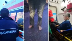 jandarmii au găsit un om