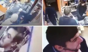 vezi cum fură un tâmpit