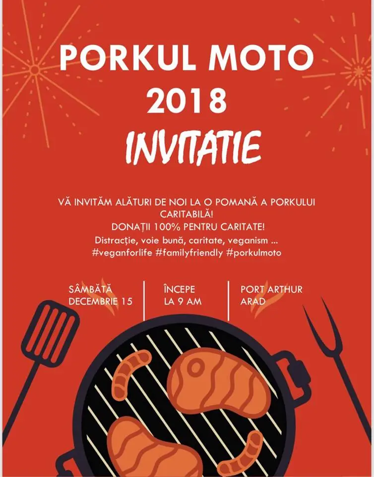 PORKUL MOTO e sâmbătă la Port Arthur, e în scop CARITABIL și e recomandat arădenilor care știu cum stă treaba cu SOCIALIZAREA