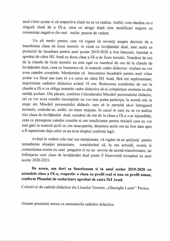 Cel mai ABRAMBURA SUBIECT din istoria recentă a ÎNVĂȚĂMÂNTULUI lovește și Aradul: Elevii intră în VACANȚĂ în aceeași zi în care profesorii intră în GREVE din cauza repartiției claselor PROFESIONALE în licee pe criterii NEPROFESIONISTE