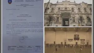 în pragul evacuării
