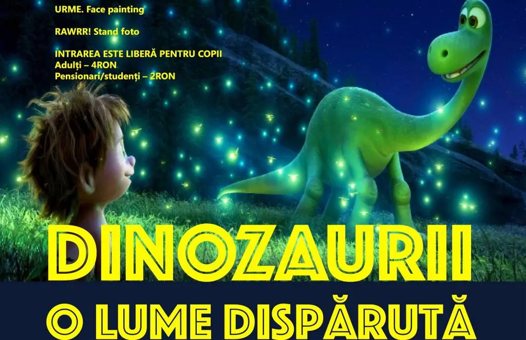 afis noaptea la muzeu printre dinozauri 1