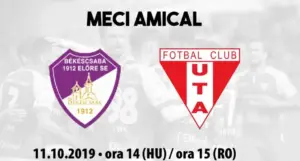 uta joacă un amical la bekescsaba