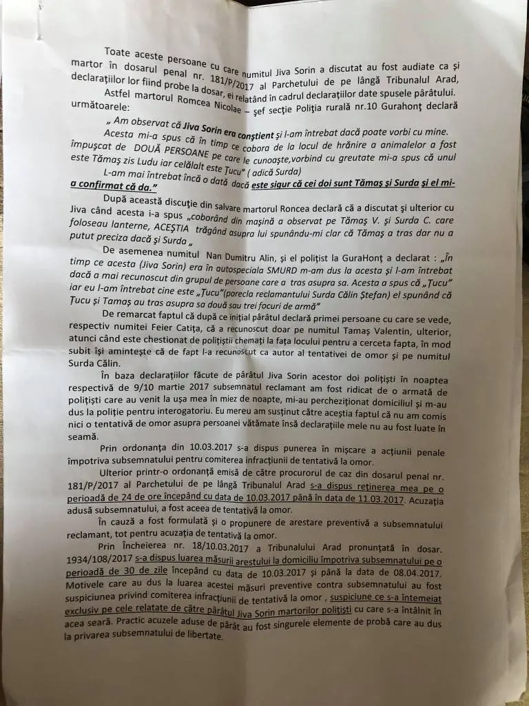 [ACTUALIZARE 19] „Elita braconierilor” din zona Gurahonț către pădurarul Sorin Jiva: „100.000 de lei ne ești dator pentru că te-am împușcat și ne-ai lezat dreptul la onoare”!