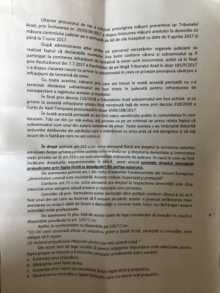 [ACTUALIZARE 19] „Elita braconierilor” din zona Gurahonț către pădurarul Sorin Jiva: „100.000 de lei ne ești dator pentru că te-am împușcat și ne-ai lezat dreptul la onoare”!