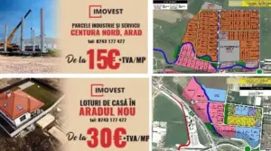 două zone mari din arad