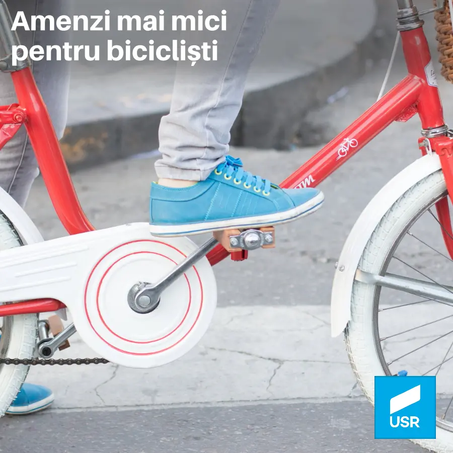 A dat și Sergiu Vlad o pedală la bunăstarea colectivă: a ieftinit amenda pentru bicicliști de la 1.160 de lei maxim, la 725 de lei