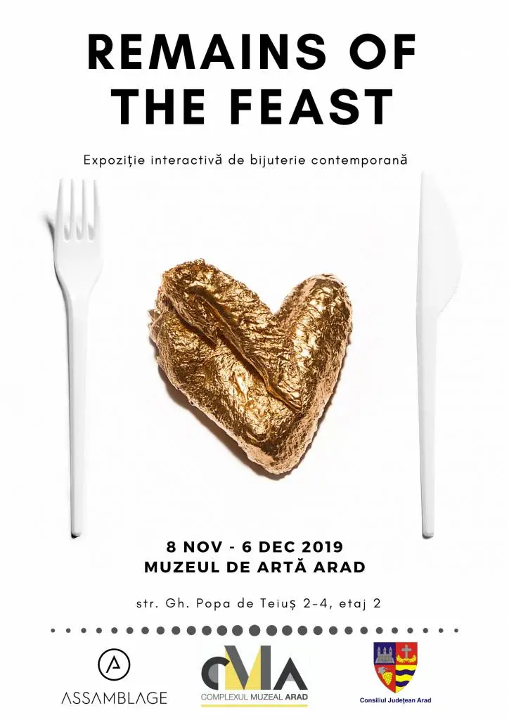 REMAINS OF THE FEAST: Expoziție interactivă de bijuterie contemporană la Muzeul de Artă Arad