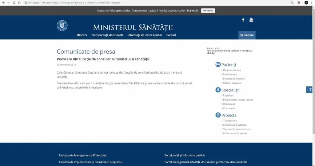 [ACTUALIZARE] Gheorghe COȚOFANĂ a fost REVOCAT din funcția de CONSILIER al Ministrului Sănătății... cum era și normal - iar din TĂMBĂLĂUL ăsta ne-am ales cu NIMIC, în afară de o POEZIE URÂTĂ de toată FRUMUSEȚEA!