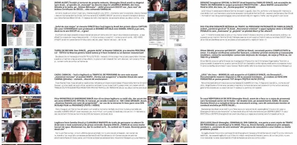 [NEWS ALERT] Încolțit și torturat de propria nebunie, Gheorghe Dincă arată cu degetul spre Arad... și sperăm că „mascații” au descins deja în LAGĂRELE-BORDEL din Ineu, Șilindia și la sediu, pe „Simion Bărnuțiu” - altfel procurorii DIICOT vor „face rost” de atâtea Certificate de DECES, câte comandă FAMIGLIA!
