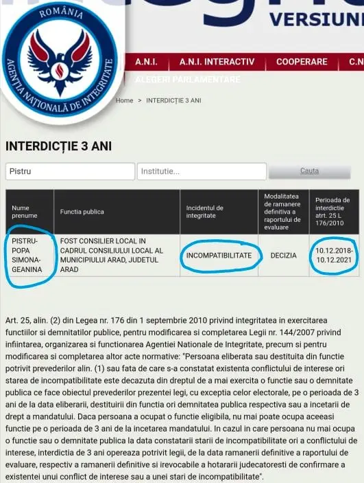 GEANINA Pistru e atât de INCOMPATIBILĂ cu inteligența încât își crede TOȚI LIBERALII LA FEL DE PROȘTI... sau când A.N.I. îți dă interdicție să mai CANDIDEZI până-n 2022 - iar tu din asta ai înțeles că TREBUIE să fii DEPUTAT!