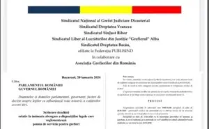 grefierii se alătură protestului împotriva