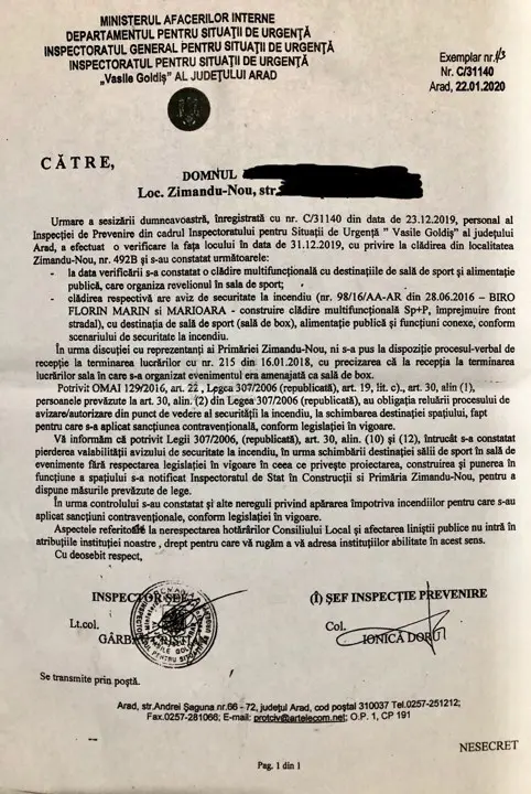 „Lisabona din Zimandu Nou” a coborât de la nivelul onorabil de SALĂ DE BOX „pe bune” la cel mizerabil de SALON DE NUNȚI „pe nașpa”... iar aceasta a declanșat cel mai mare SCANDAL din istoria recentă a comunei din Câmpia de Vest