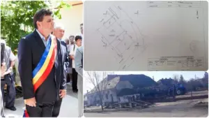 Uite-așa se face: primarul din vinga a inițiat un proiect de hotărâre în favoarea soției sale, îmbogățindu-se cu un teren din centrul satului mănăștur... Ascuns în acte până la momentul potrivit! 42 vinga colaj