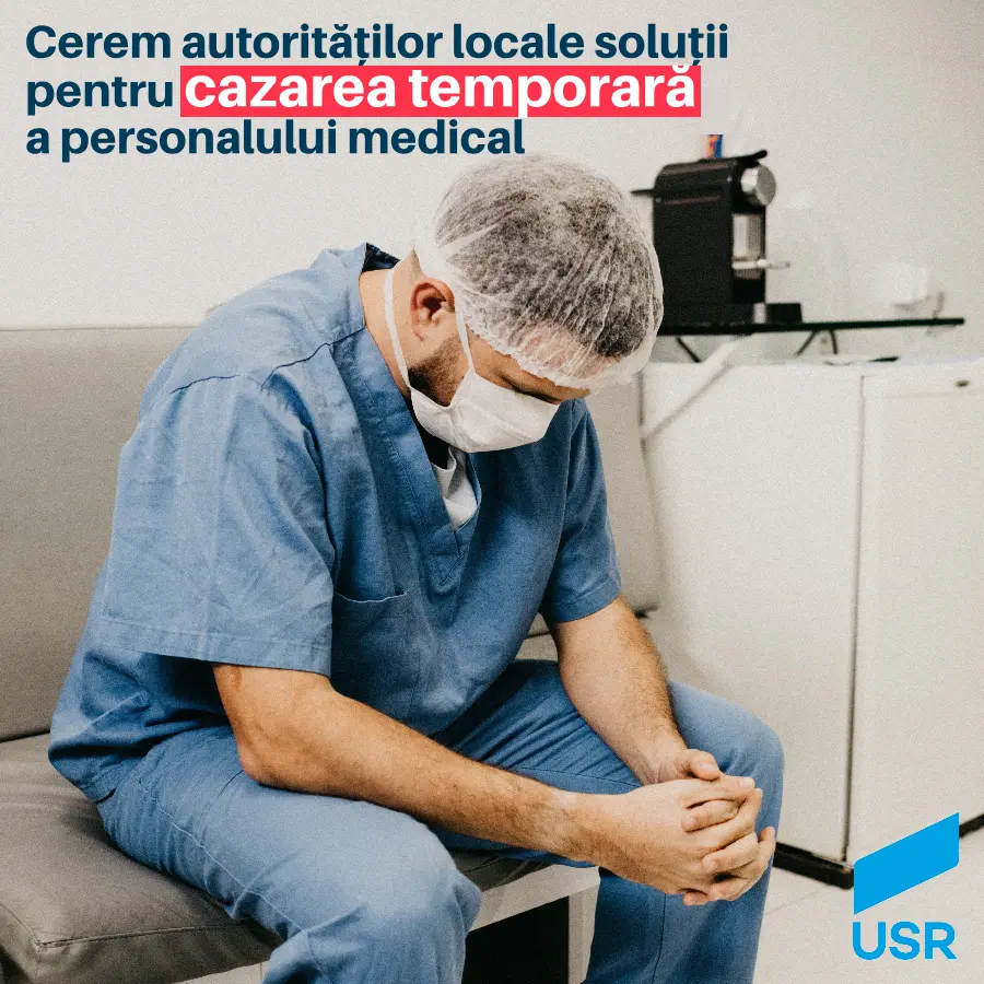 Adrian Wiener: „USR cere cazare temporară pentru cadrele medicale”