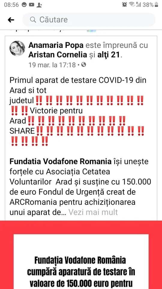 DE CE NU AVEM în Spitalul Județean Arad un APARAT DE TESTARE pentru CORONAVIRUS și KITURI în farmacii?! Pentru că DEALERII Consiliului Județean și ai Casei de Asigurări de Sănătate nu s-au înțeles la PREȚ, iar ȘEFII SE ASCUND „sub fustele nevestelor”... vorba fostului LOR Ministru de Interne!