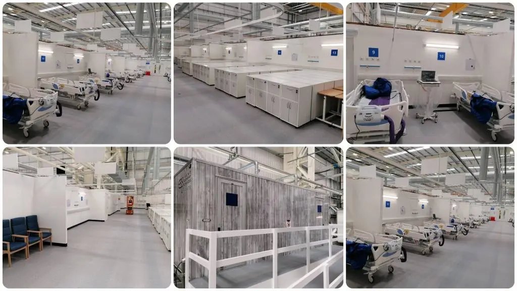 PSEUDOSPITALUL de PSEUDOCOVID al lui Bîlcea din Arad vs. un SPITAL-SUPORT construit de românii din Newcastle cu ACEIAȘI BANI: ZERO la INFINIT - dar vorba Roboțelului ESCU: „O SĂ FIE BINE!” [FOTO / VIDEO]