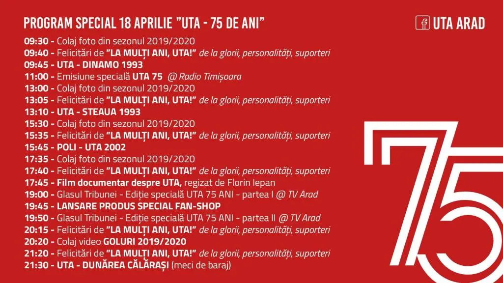 UTA - CEA MAI IUBITĂ dintre pământene sărbătorește 75 DE ANI în online, privind OPTIMISTĂ spre PRIMA LIGĂ și grăbindu-se ACASĂ!