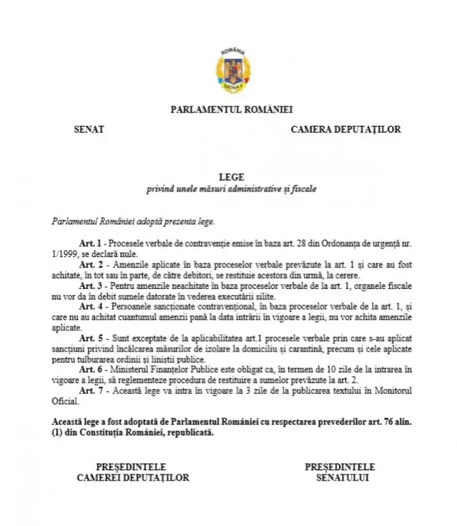 Motivarea CCR cu privire la neconstituționalitatea amenzilor aplicate pe durata stării de urgență