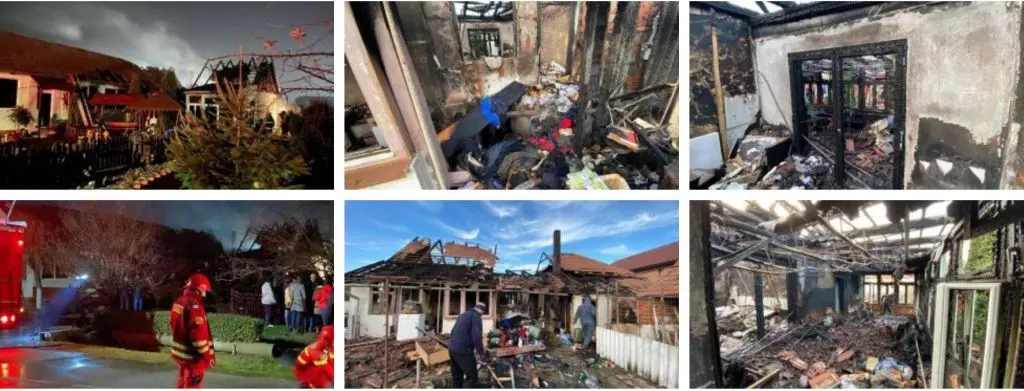 Familiile din MÂNDRULOC cărora le-a ars casa la începutul iernii au avut noroc de VECINI cu SUFLET: chiar pe vreme de PANDEMIE, consilierul local Adrian Pășcuțiu a condus echipa care le-a RECONSTRUIT DESTINUL