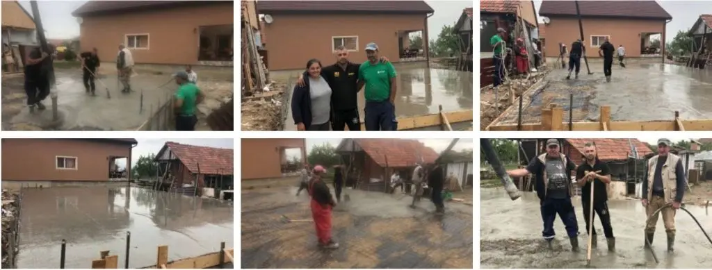 Familiile din MÂNDRULOC cărora le-a ars casa la începutul iernii au avut noroc de VECINI cu SUFLET: chiar pe vreme de PANDEMIE, consilierul local Adrian Pășcuțiu a condus echipa care le-a RECONSTRUIT DESTINUL