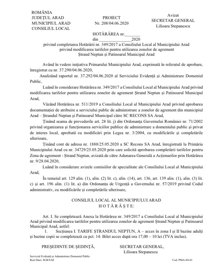 Fix INVERS decât cum ar fi fost normal, Primăria introduce TAXĂ de INTRARE după ora 17, pe ȘTRANDUL „Neptun”: 10 lei ca să... nimic!