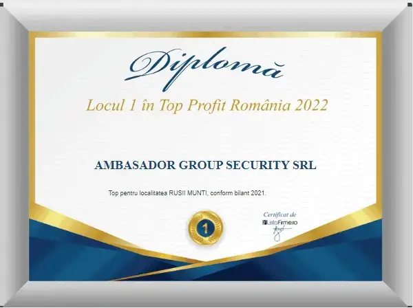 s.c. ambasador group security srl - top