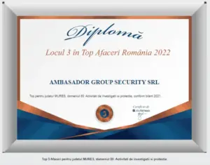 s.c. ambasador group security srl - top